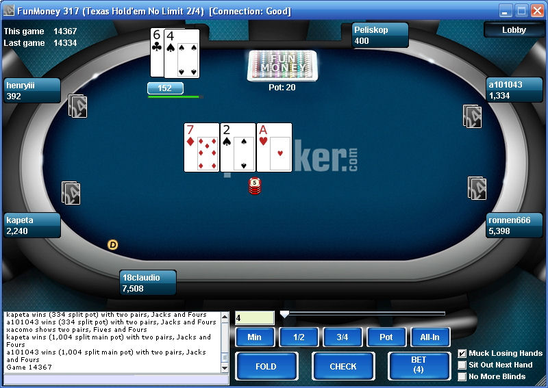 poker online da dinheiro