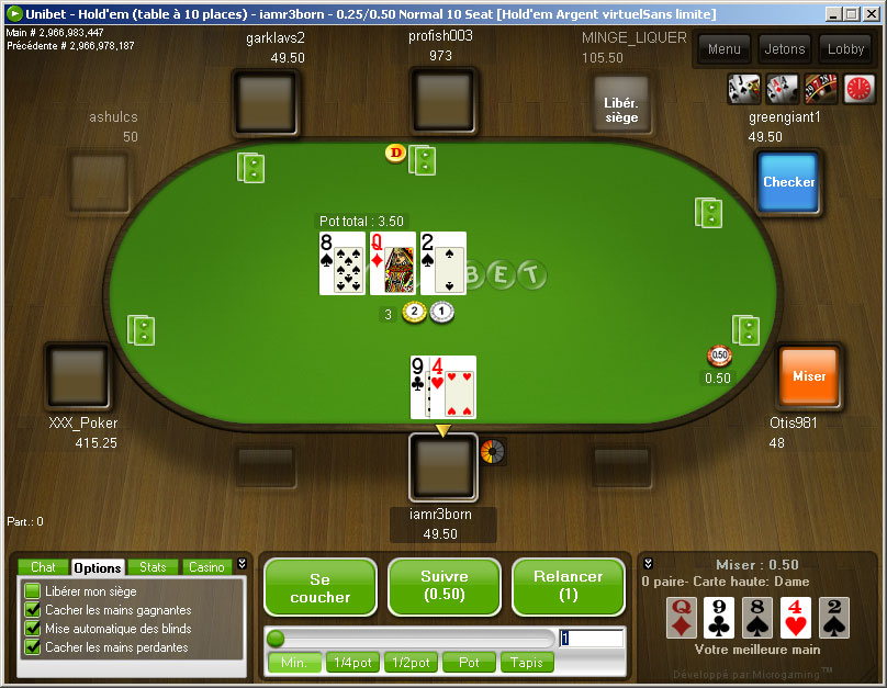Unibet Poker Review 65 Rakeback, €500 Bonus