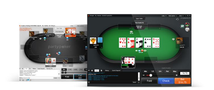 partypoker new table theme